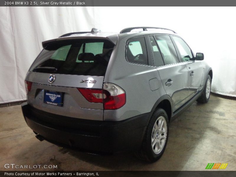 Silver Grey Metallic / Black 2004 BMW X3 2.5i