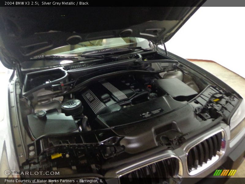 Silver Grey Metallic / Black 2004 BMW X3 2.5i