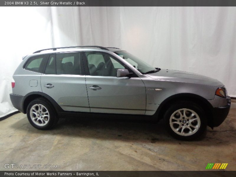 Silver Grey Metallic / Black 2004 BMW X3 2.5i