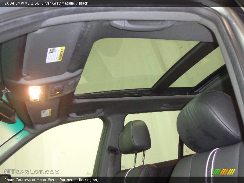 Silver Grey Metallic / Black 2004 BMW X3 2.5i