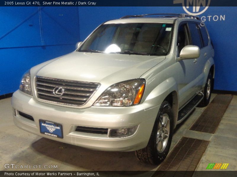 Silver Pine Metallic / Dark Gray 2005 Lexus GX 470