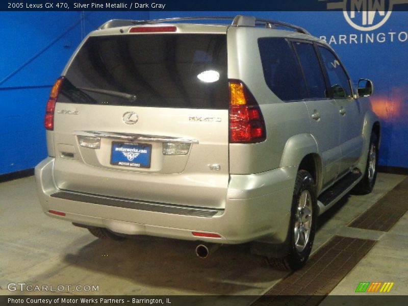 Silver Pine Metallic / Dark Gray 2005 Lexus GX 470