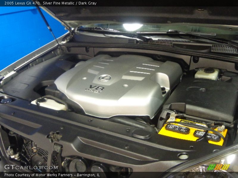 Silver Pine Metallic / Dark Gray 2005 Lexus GX 470