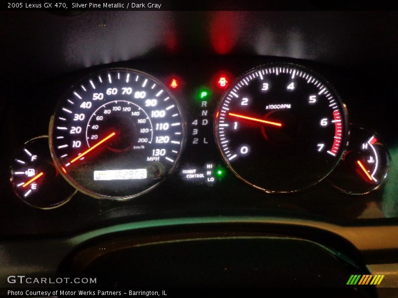 Silver Pine Metallic / Dark Gray 2005 Lexus GX 470