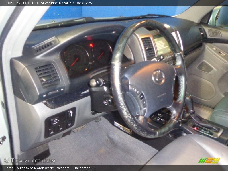 Silver Pine Metallic / Dark Gray 2005 Lexus GX 470