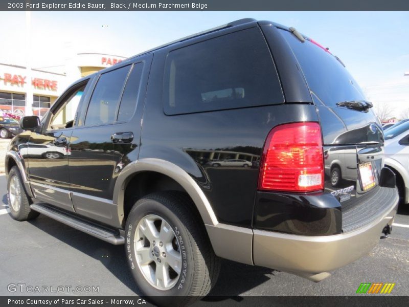 Black / Medium Parchment Beige 2003 Ford Explorer Eddie Bauer