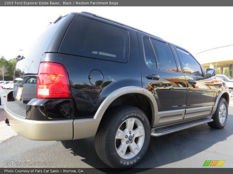 Black / Medium Parchment Beige 2003 Ford Explorer Eddie Bauer