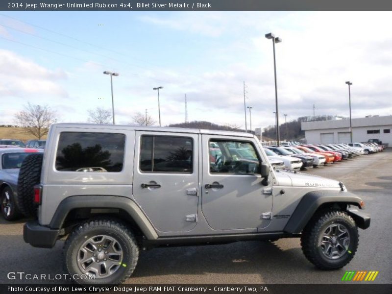 Billet Silver Metallic / Black 2014 Jeep Wrangler Unlimited Rubicon 4x4