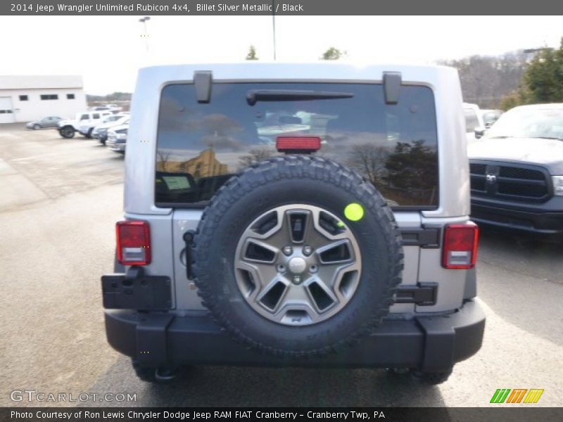 Billet Silver Metallic / Black 2014 Jeep Wrangler Unlimited Rubicon 4x4