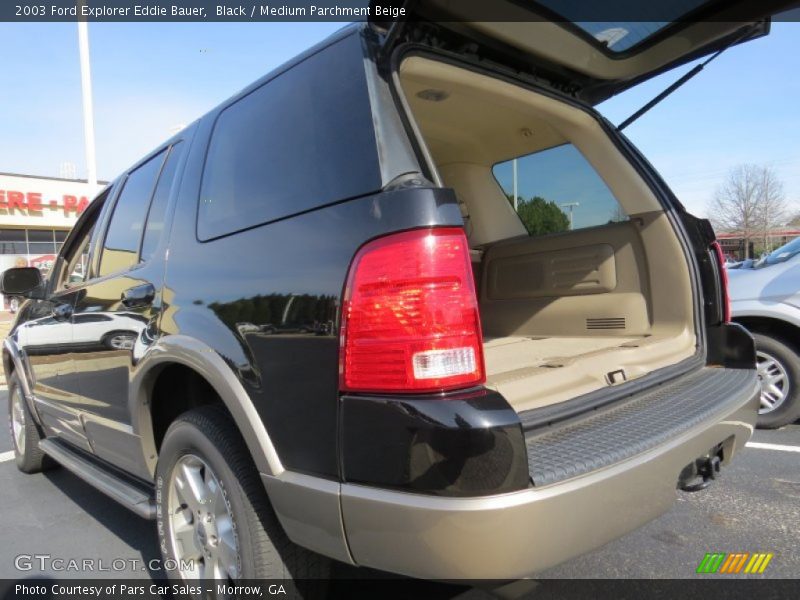 Black / Medium Parchment Beige 2003 Ford Explorer Eddie Bauer