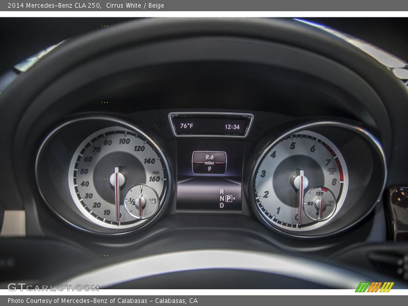 Cirrus White / Beige 2014 Mercedes-Benz CLA 250