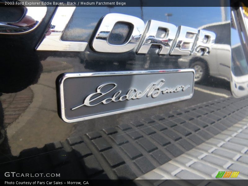 Black / Medium Parchment Beige 2003 Ford Explorer Eddie Bauer