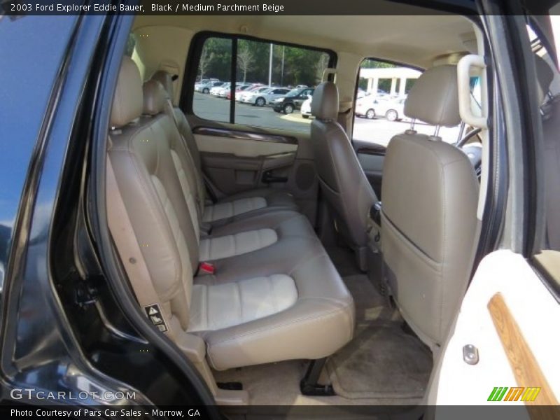 Black / Medium Parchment Beige 2003 Ford Explorer Eddie Bauer