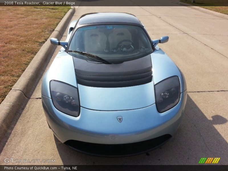 Glacier Blue / Beige 2008 Tesla Roadster