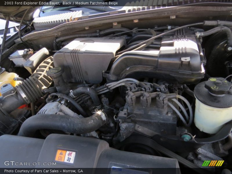 Black / Medium Parchment Beige 2003 Ford Explorer Eddie Bauer