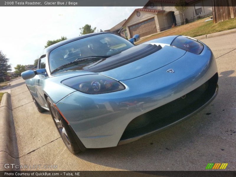 Glacier Blue / Beige 2008 Tesla Roadster