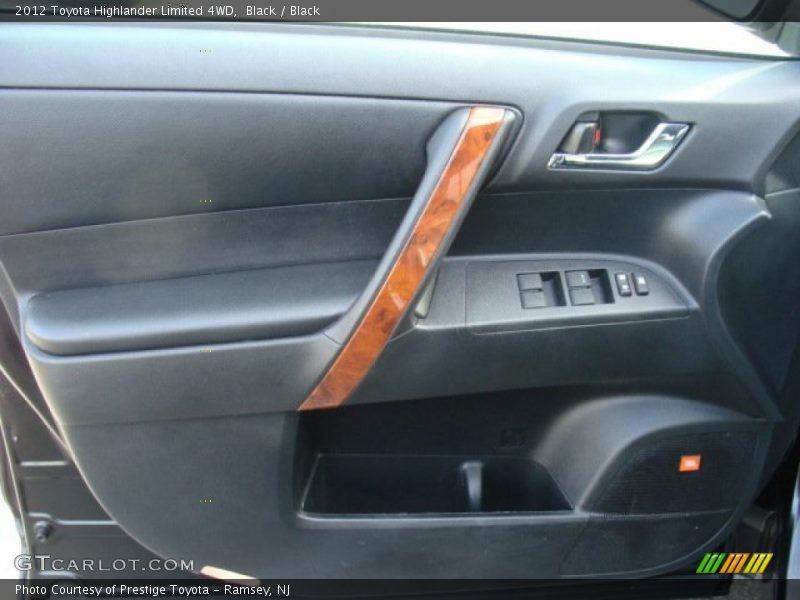 Black / Black 2012 Toyota Highlander Limited 4WD