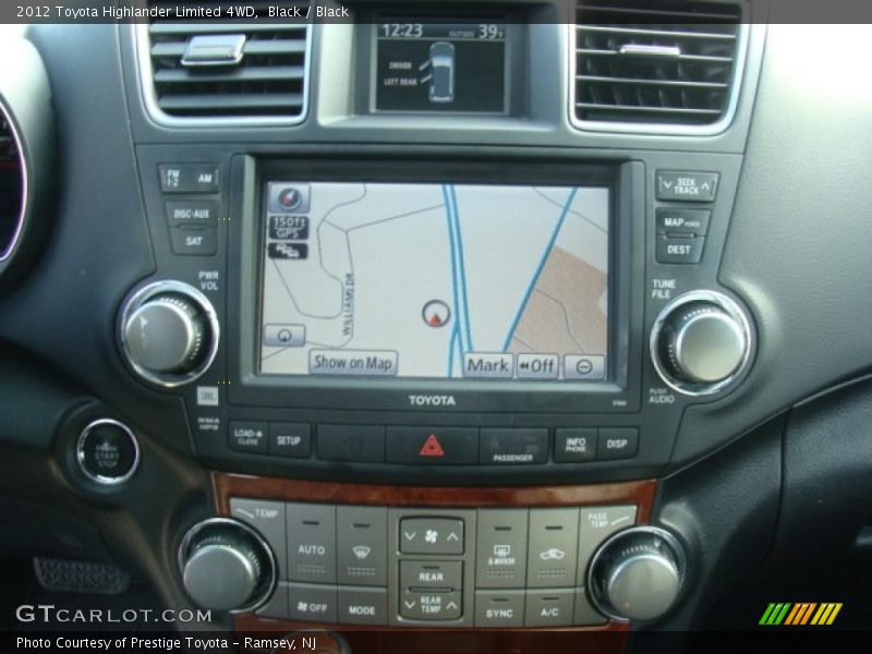 Black / Black 2012 Toyota Highlander Limited 4WD