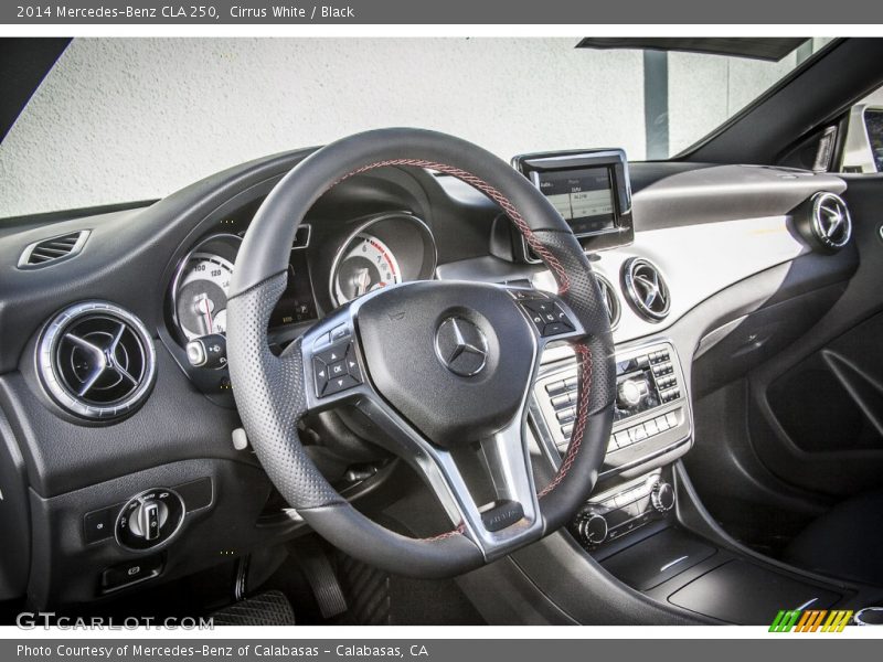 Cirrus White / Black 2014 Mercedes-Benz CLA 250