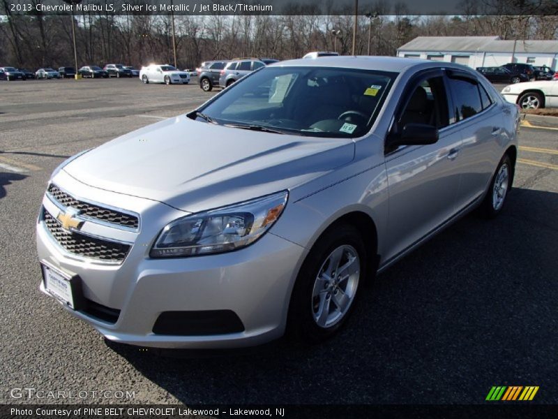 Silver Ice Metallic / Jet Black/Titanium 2013 Chevrolet Malibu LS