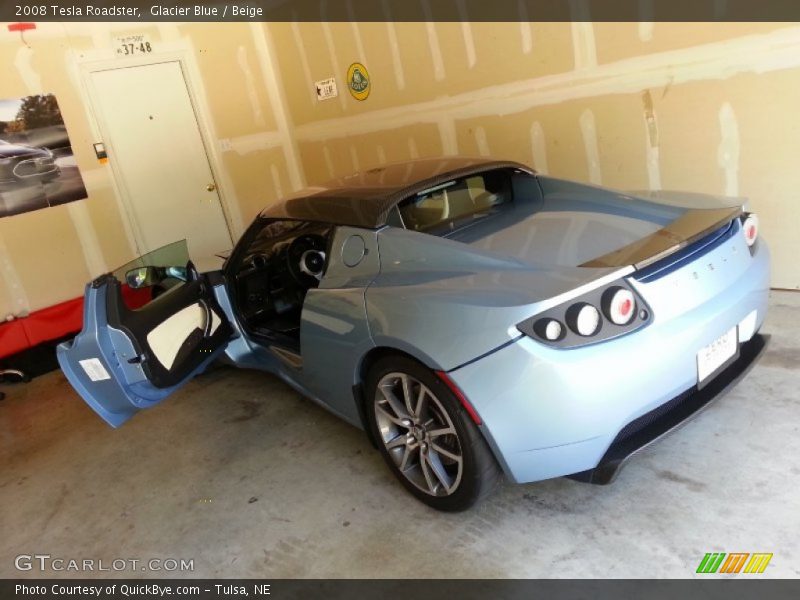 Glacier Blue / Beige 2008 Tesla Roadster