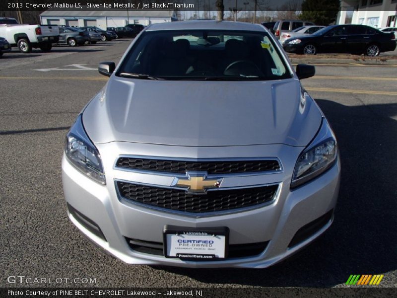 Silver Ice Metallic / Jet Black/Titanium 2013 Chevrolet Malibu LS
