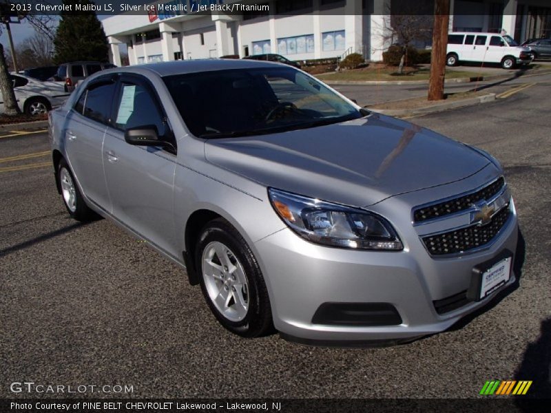 Silver Ice Metallic / Jet Black/Titanium 2013 Chevrolet Malibu LS