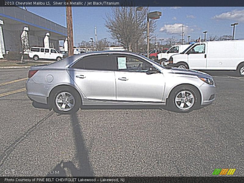 Silver Ice Metallic / Jet Black/Titanium 2013 Chevrolet Malibu LS