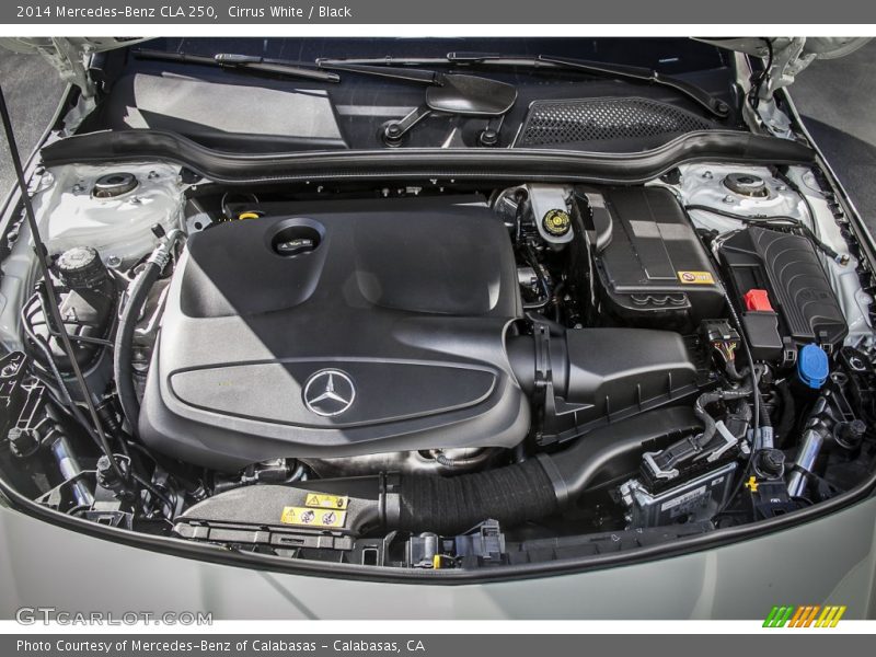 Cirrus White / Black 2014 Mercedes-Benz CLA 250