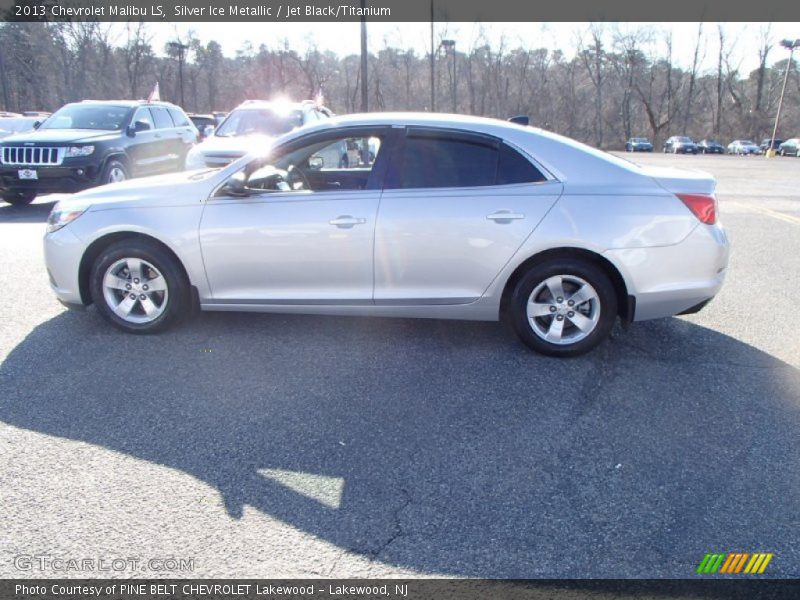 Silver Ice Metallic / Jet Black/Titanium 2013 Chevrolet Malibu LS