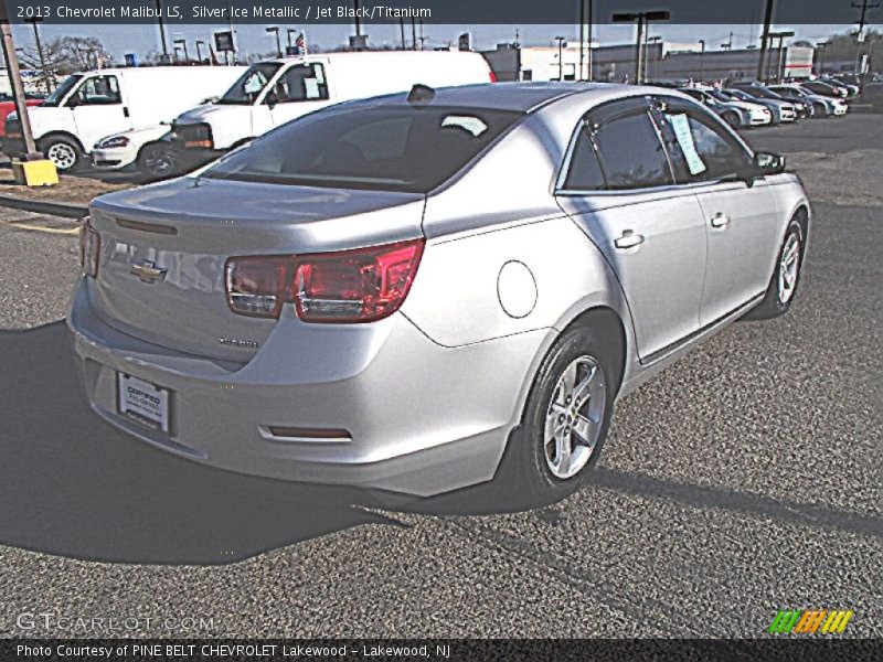 Silver Ice Metallic / Jet Black/Titanium 2013 Chevrolet Malibu LS