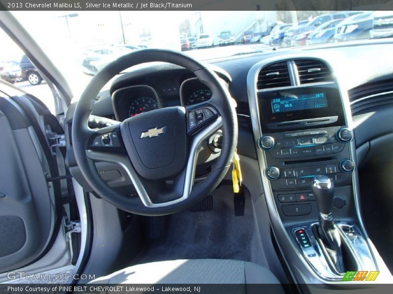 Silver Ice Metallic / Jet Black/Titanium 2013 Chevrolet Malibu LS