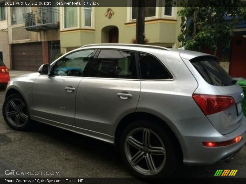 Ice Silver Metallic / Black 2011 Audi Q5 3.2 quattro
