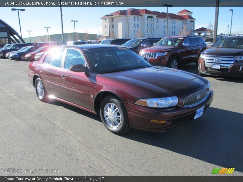 Cabernet Red Metallic / Medium Gray 2004 Buick LeSabre Custom