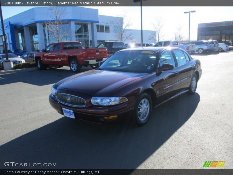 Cabernet Red Metallic / Medium Gray 2004 Buick LeSabre Custom