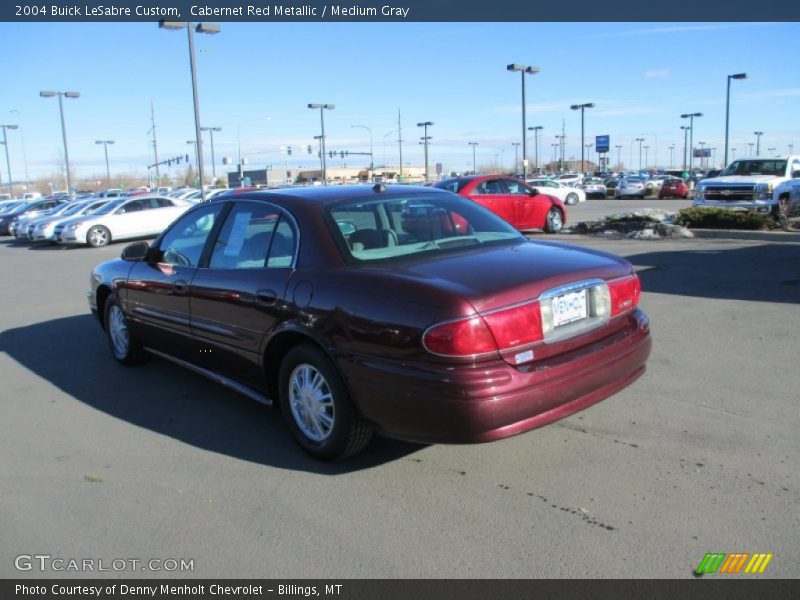 Cabernet Red Metallic / Medium Gray 2004 Buick LeSabre Custom
