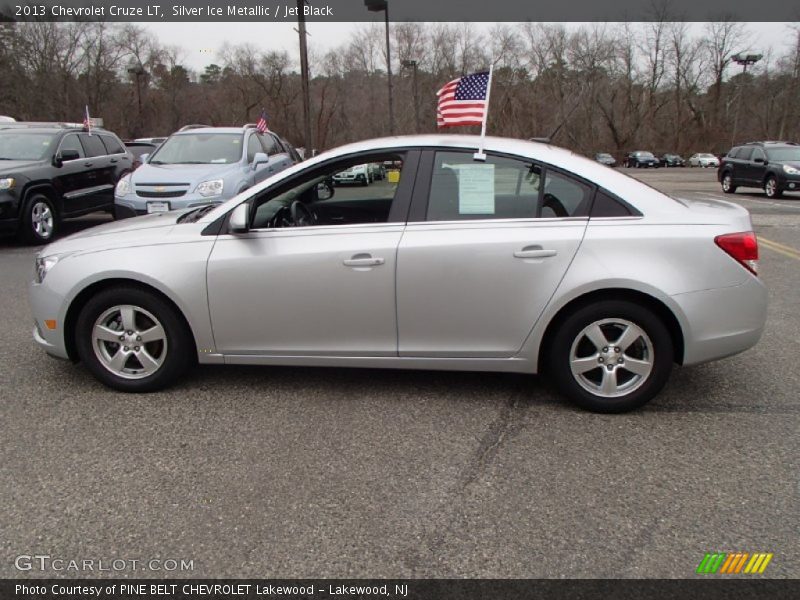 Silver Ice Metallic / Jet Black 2013 Chevrolet Cruze LT