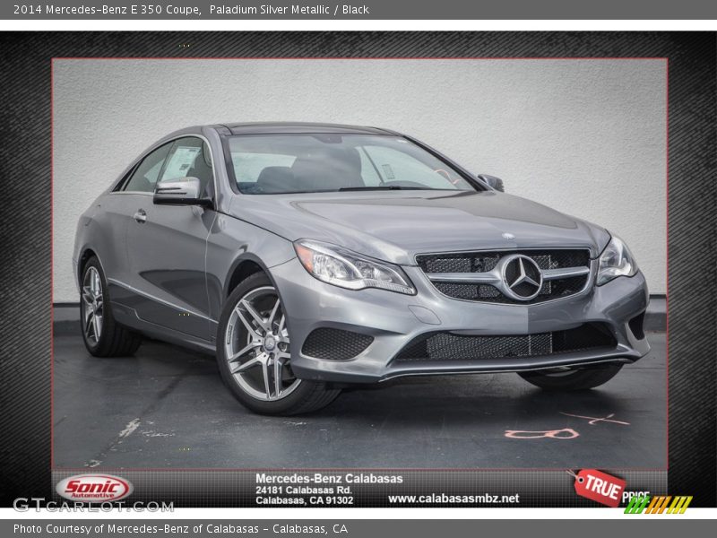 Paladium Silver Metallic / Black 2014 Mercedes-Benz E 350 Coupe