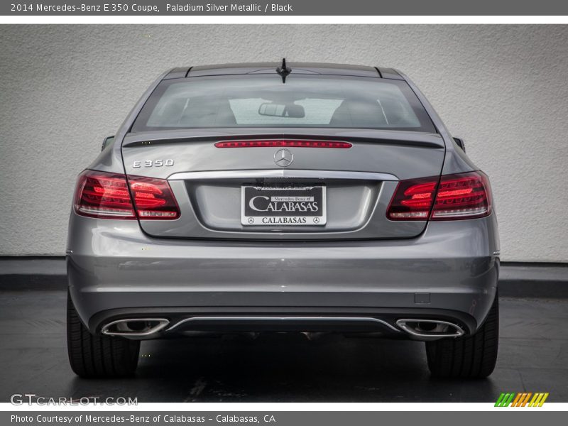 Paladium Silver Metallic / Black 2014 Mercedes-Benz E 350 Coupe