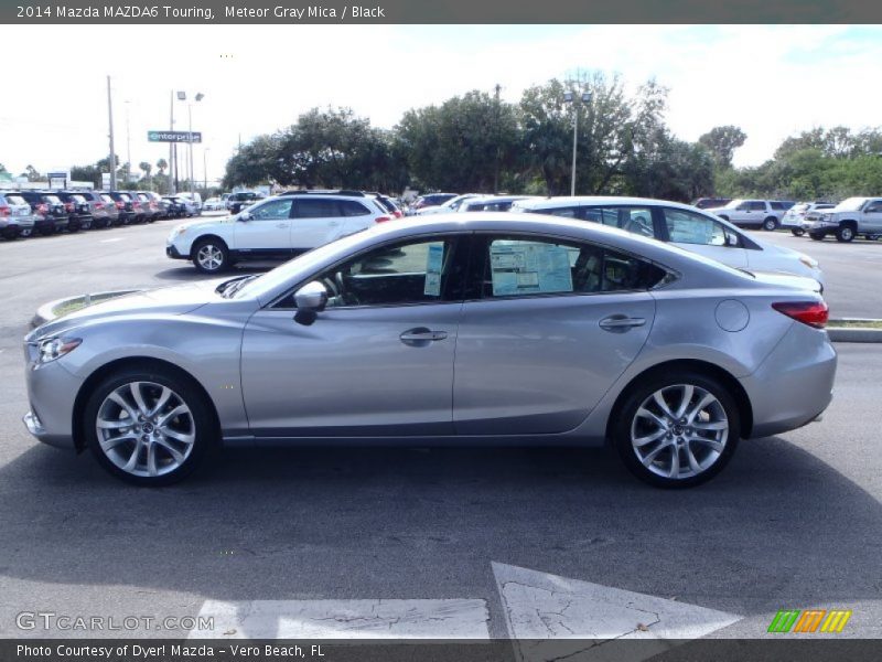 Meteor Gray Mica / Black 2014 Mazda MAZDA6 Touring