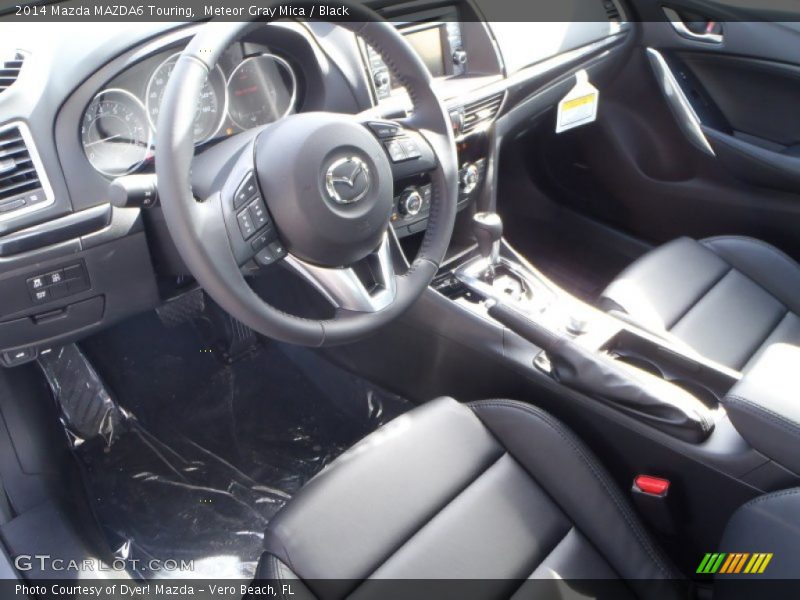 Meteor Gray Mica / Black 2014 Mazda MAZDA6 Touring