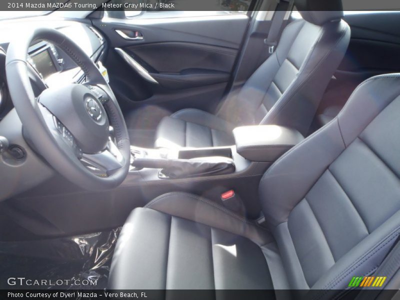Meteor Gray Mica / Black 2014 Mazda MAZDA6 Touring