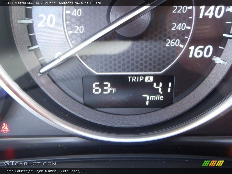 Meteor Gray Mica / Black 2014 Mazda MAZDA6 Touring