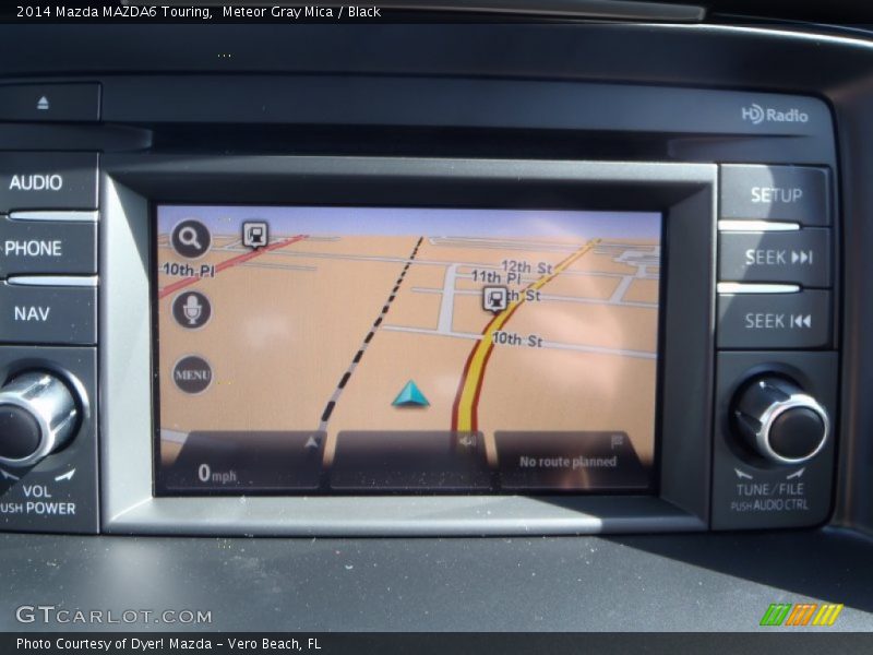 Meteor Gray Mica / Black 2014 Mazda MAZDA6 Touring