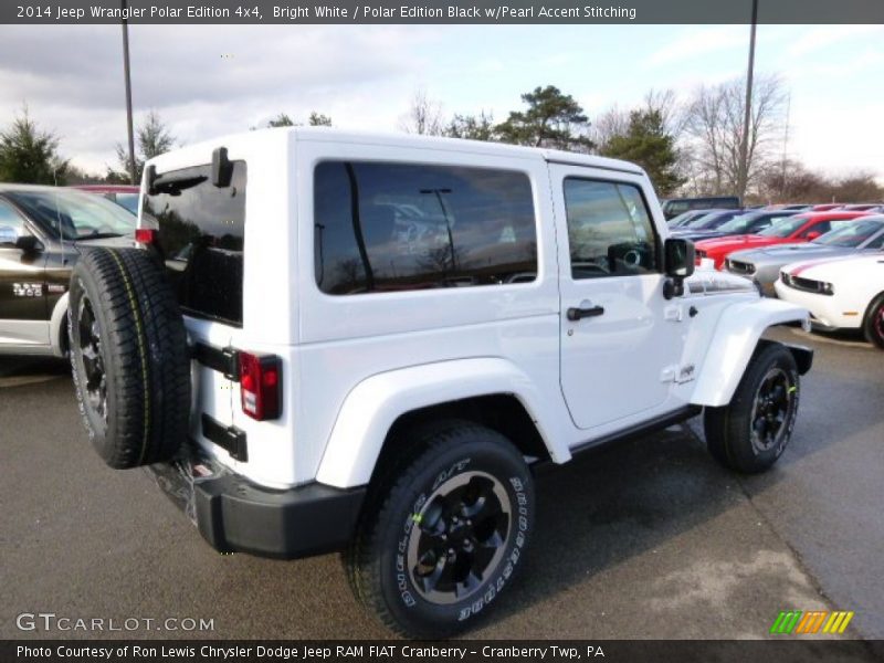 Bright White / Polar Edition Black w/Pearl Accent Stitching 2014 Jeep Wrangler Polar Edition 4x4