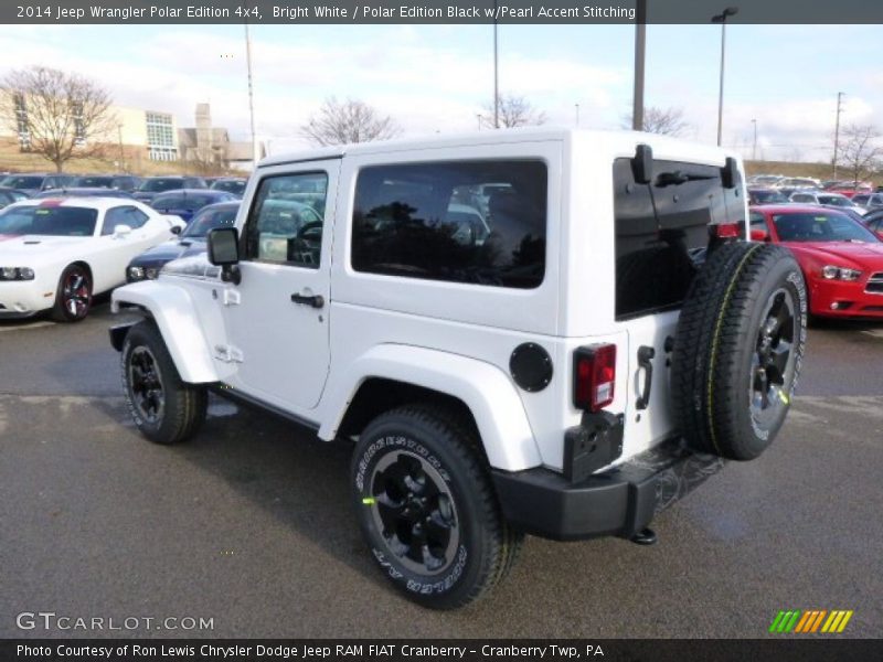 Bright White / Polar Edition Black w/Pearl Accent Stitching 2014 Jeep Wrangler Polar Edition 4x4