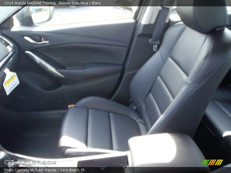 Meteor Gray Mica / Black 2014 Mazda MAZDA6 Touring