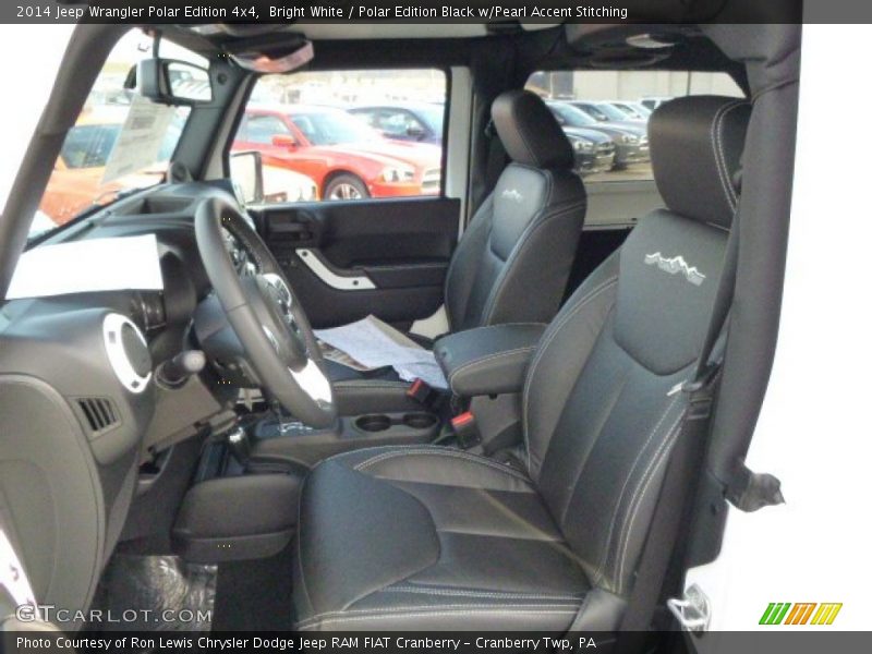  2014 Wrangler Polar Edition 4x4 Polar Edition Black w/Pearl Accent Stitching Interior