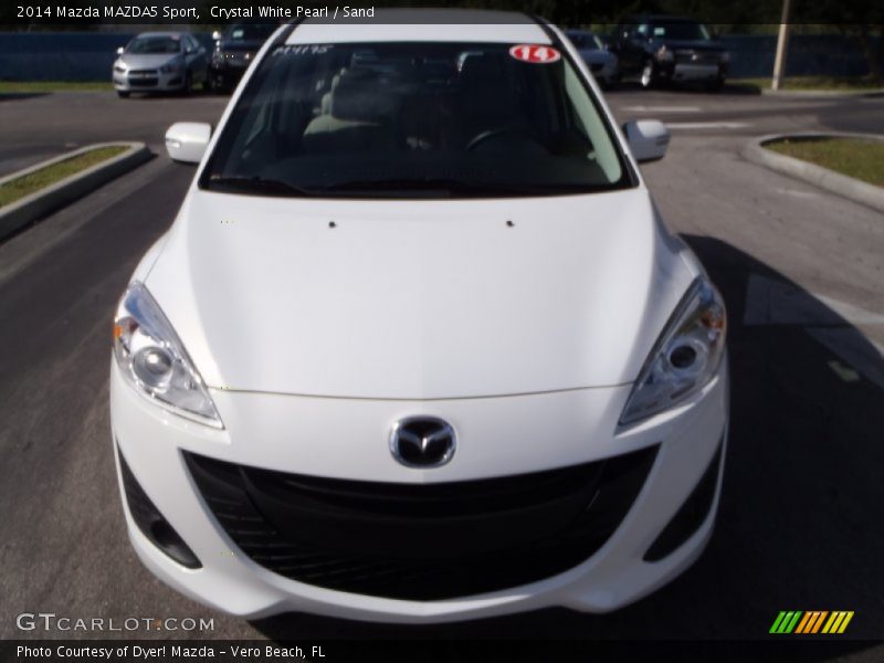 Crystal White Pearl / Sand 2014 Mazda MAZDA5 Sport
