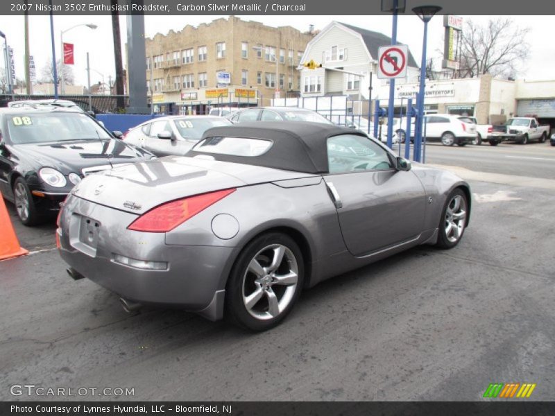 Carbon Silver Metallic / Charcoal 2007 Nissan 350Z Enthusiast Roadster